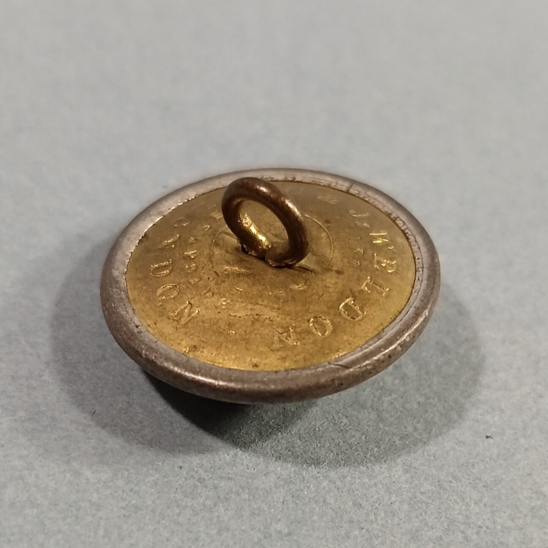 BOUTON REPUBLIQUE FRANCAISE AU COQ EPOQUE LOUIS PHILIPPE POUR LA GARDE NATIONALE OU L'ARMEE FABRICATION ANGLAISE A LONDRE